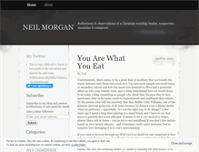 Tablet Screenshot of neilmorgan.wordpress.com