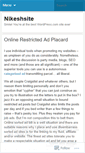 Mobile Screenshot of nikeshsite.wordpress.com