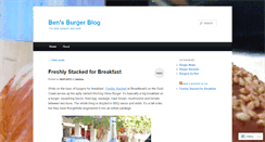 Desktop Screenshot of bensburgerblog.wordpress.com