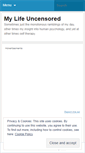 Mobile Screenshot of mythoughtsuncensored.wordpress.com