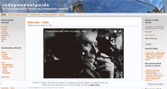 Desktop Screenshot of independentguide.wordpress.com