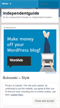 Mobile Screenshot of independentguide.wordpress.com