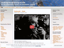 Tablet Screenshot of independentguide.wordpress.com