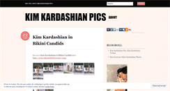 Desktop Screenshot of kimkardashiandoll.wordpress.com