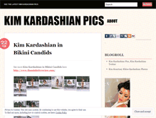 Tablet Screenshot of kimkardashiandoll.wordpress.com