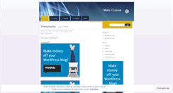 Desktop Screenshot of matsgranvik.wordpress.com