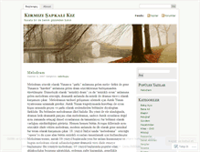 Tablet Screenshot of kirmizisapkalikiz.wordpress.com