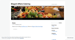 Desktop Screenshot of elegantaffairscatering.wordpress.com