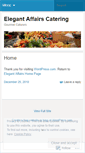 Mobile Screenshot of elegantaffairscatering.wordpress.com