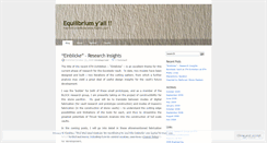 Desktop Screenshot of equilibriumstone.wordpress.com