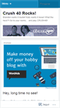 Mobile Screenshot of crush40rocks.wordpress.com