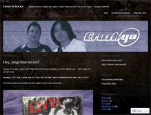 Tablet Screenshot of crush40rocks.wordpress.com