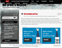 Tablet Screenshot of mdsports.wordpress.com