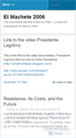 Mobile Screenshot of machete2006.wordpress.com