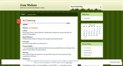 Desktop Screenshot of jomakan.wordpress.com