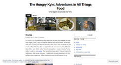 Desktop Screenshot of hungrykyle.wordpress.com