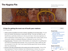 Tablet Screenshot of hygieiafile.wordpress.com