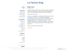 Tablet Screenshot of lafashionblog.wordpress.com