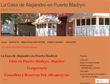 Tablet Screenshot of casaenpuertomadryn.wordpress.com