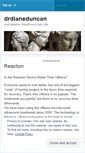 Mobile Screenshot of drdianeduncan.wordpress.com