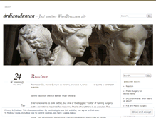 Tablet Screenshot of drdianeduncan.wordpress.com