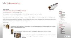 Desktop Screenshot of dekeersmaeker.wordpress.com
