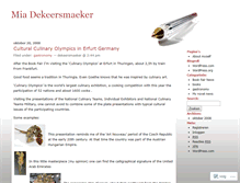 Tablet Screenshot of dekeersmaeker.wordpress.com