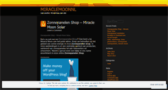 Desktop Screenshot of miraclemoonnl.wordpress.com