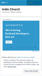 Mobile Screenshot of indiechurch.wordpress.com