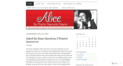 Desktop Screenshot of alicemckinley.wordpress.com