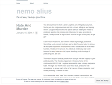 Tablet Screenshot of nemoalius.wordpress.com
