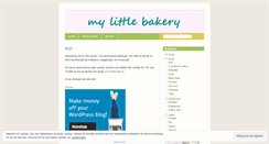 Desktop Screenshot of mylittlebakery.wordpress.com
