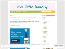 Tablet Screenshot of mylittlebakery.wordpress.com