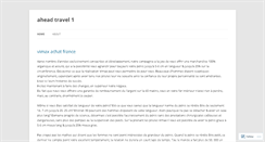 Desktop Screenshot of aheadtravel1.wordpress.com