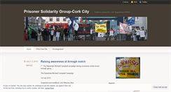 Desktop Screenshot of prisonersolidaritygroup.wordpress.com