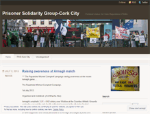 Tablet Screenshot of prisonersolidaritygroup.wordpress.com
