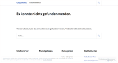 Desktop Screenshot of gregoriusbraun.wordpress.com