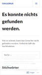 Mobile Screenshot of gregoriusbraun.wordpress.com