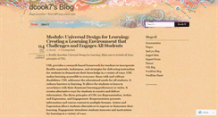 Desktop Screenshot of dcook7.wordpress.com