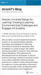 Mobile Screenshot of dcook7.wordpress.com