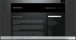 Desktop Screenshot of legendsthebook.wordpress.com