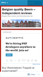 Mobile Screenshot of beersfrombelgium.wordpress.com