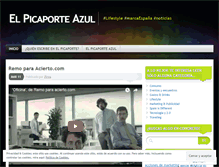 Tablet Screenshot of elpicaporteazul.wordpress.com