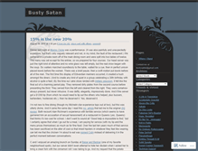 Tablet Screenshot of bustysatan.wordpress.com