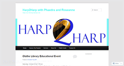 Desktop Screenshot of harp2harp.wordpress.com