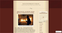 Desktop Screenshot of dailygiorgio.wordpress.com