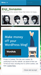 Mobile Screenshot of enjigonzales.wordpress.com