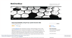 Desktop Screenshot of medchembuzz.wordpress.com