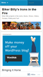 Mobile Screenshot of bikerbillysironsinthefire.wordpress.com