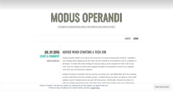 Desktop Screenshot of modopweb.wordpress.com